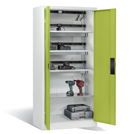 Akku Ladeschränke mit Steckdosen